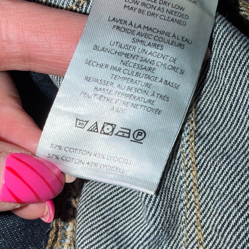Free People Barrel Jean Overalls Large - Picture 7 of 10